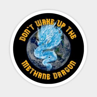 Methane Dragon Climate Science Magnet